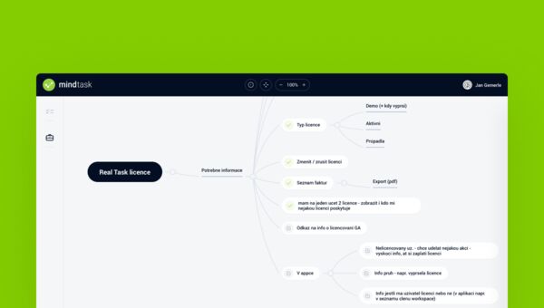 Screenshot aplikace Mind Task